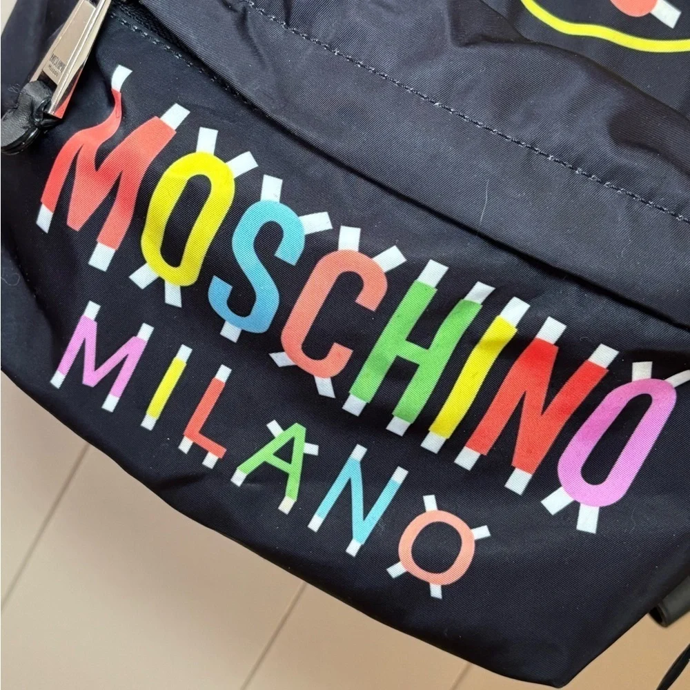 Moschino Milano Nylon Multicolor Backpack